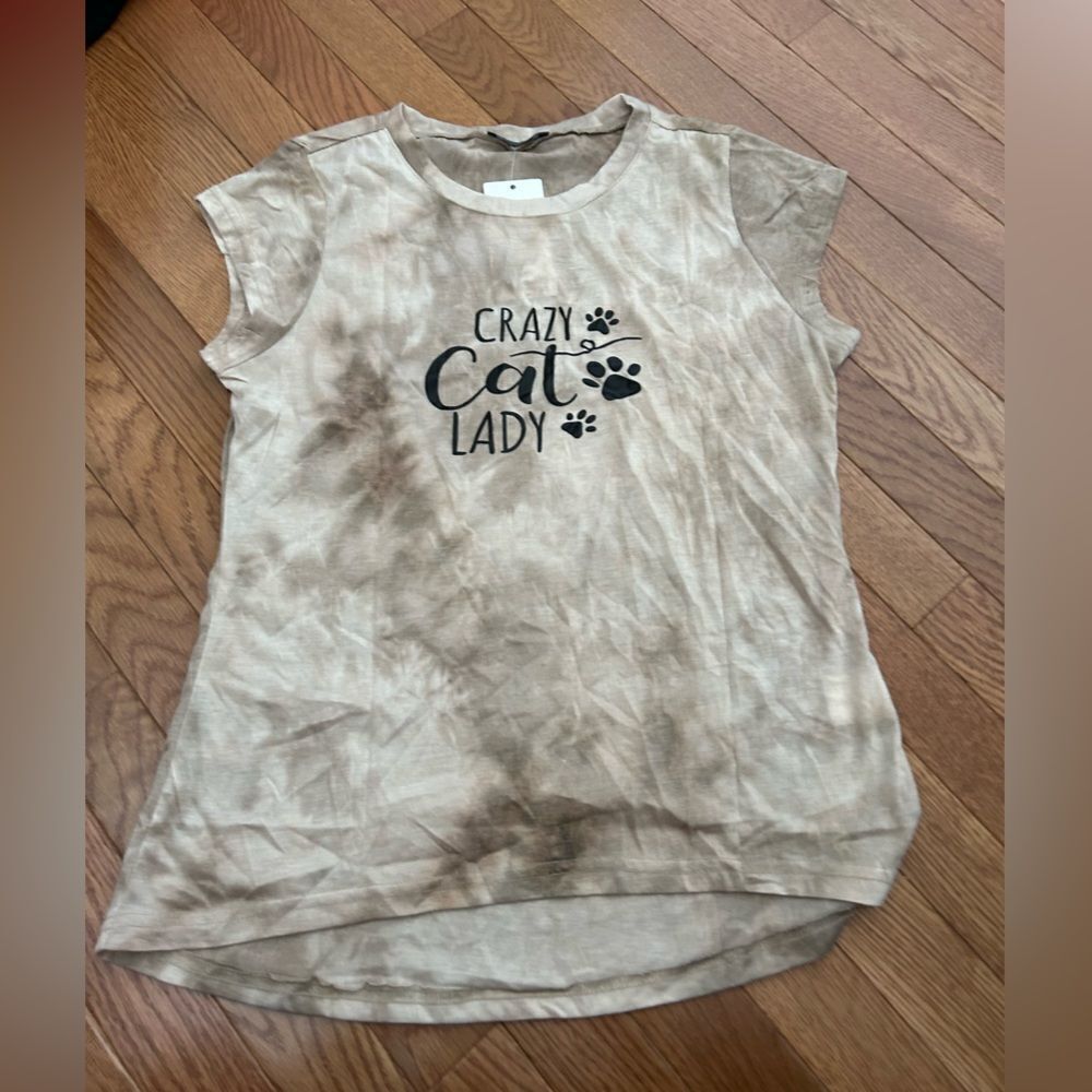 Crazy Cat Lady Tshirt NWT